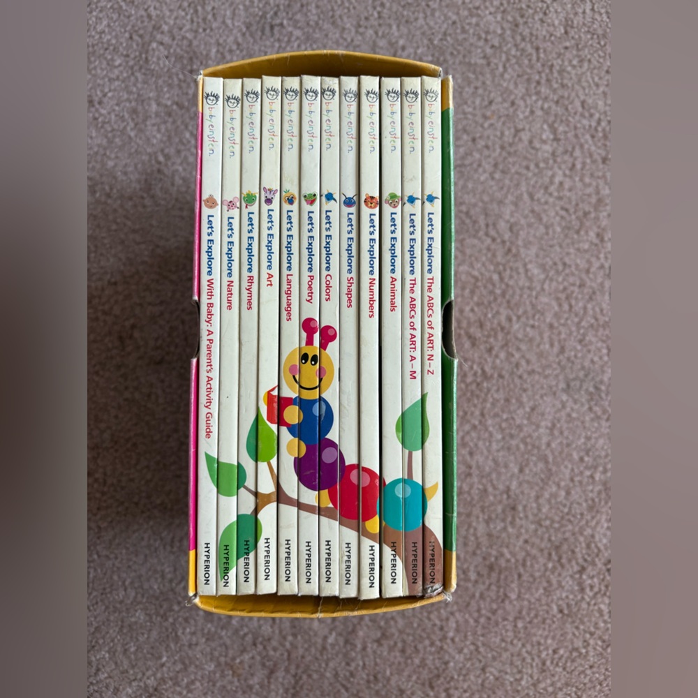 Vintage Baby Einstein Colorful Caterpillar Children's Book Set